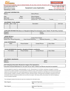 Lease Application LSI